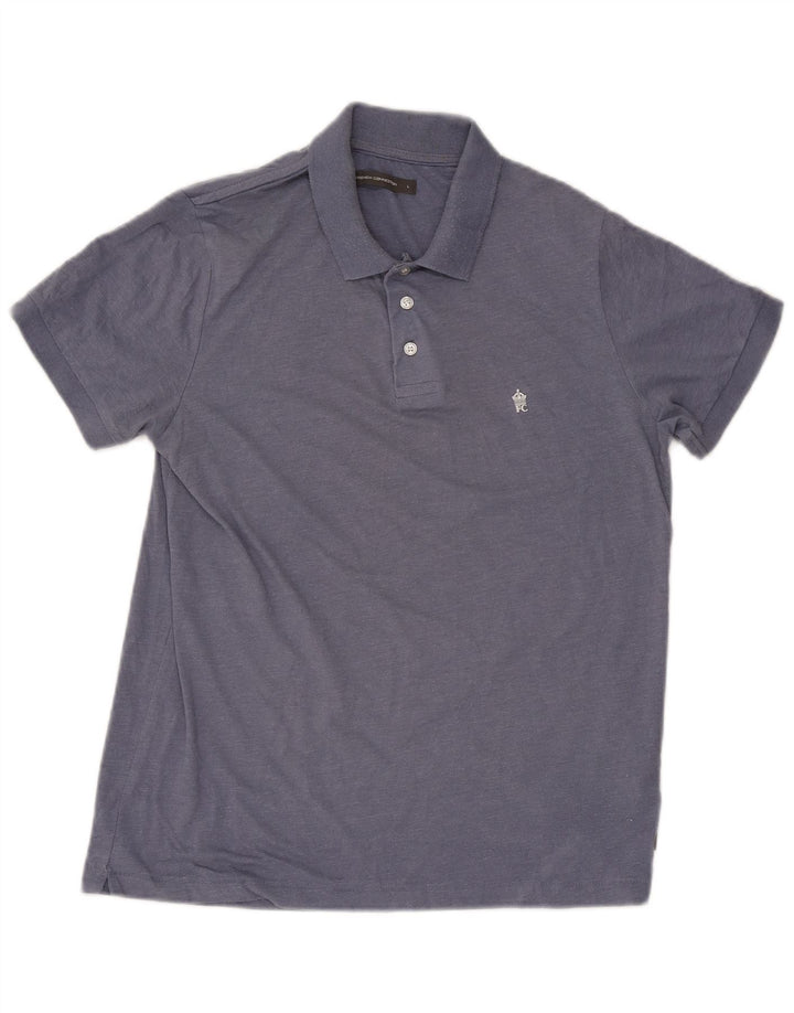 French Connection Polo Homme Grand Bleu Coton