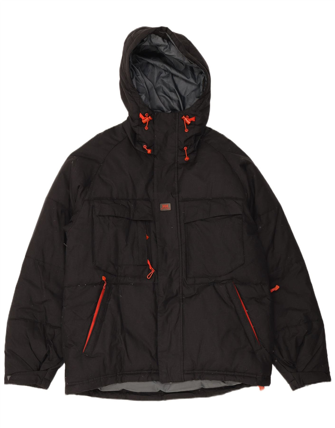 HELLY HANSEN Veste matelassée à capuche pour homme UK 38 Medium Black Nylon