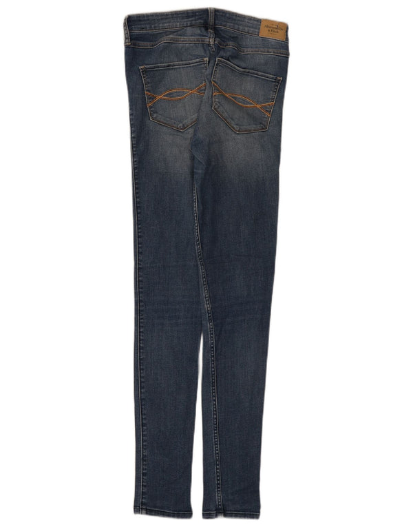 Abercrombie & Fitch Jean skinny pour femme US 6 Medium W28 L31 Bleu Coton