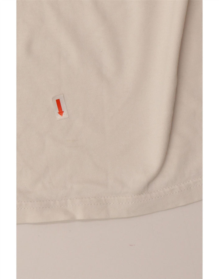 Adidas T-shirt graphique pour homme en coton blanc moyen