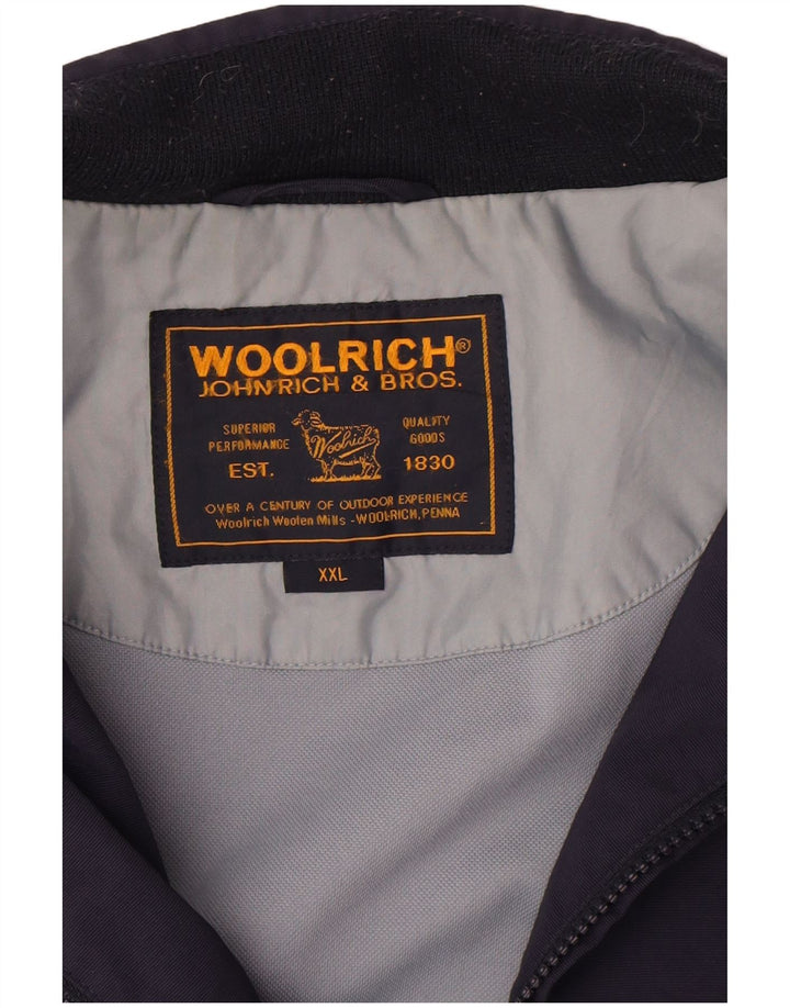 Woolrich Veste Bomber Homme UK 44 2XL Bleu Marine