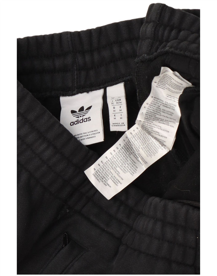 Adidas Pantalon de survêtement pour homme en coton noir moyen