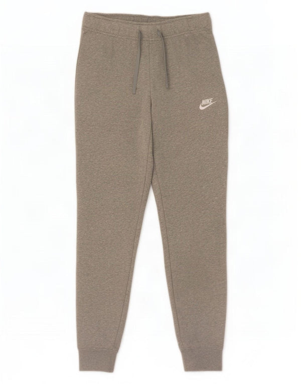 Nike Pantalon de survêtement pour femme Joggers UK 8 Small Gris Coton