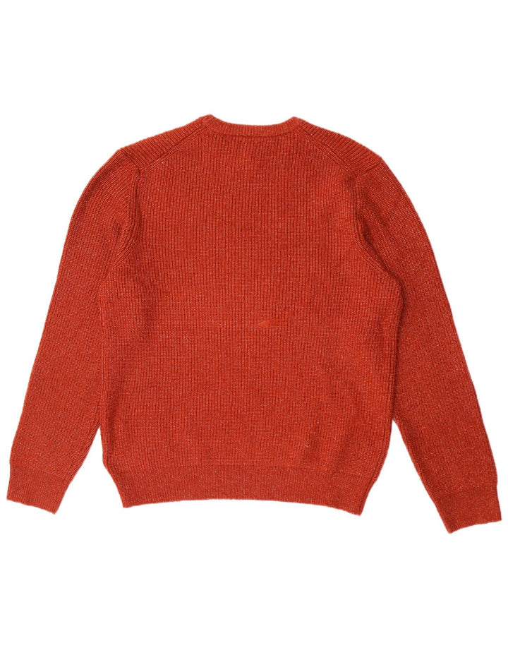 Marks & Spencer Pull à col rond pour homme Marron moyen moucheté