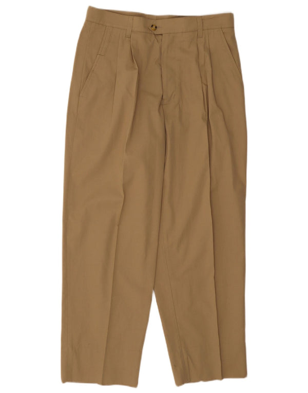 Fila Pantalon chino court pour homme IT 48 Medium W30 L26 Coton beige