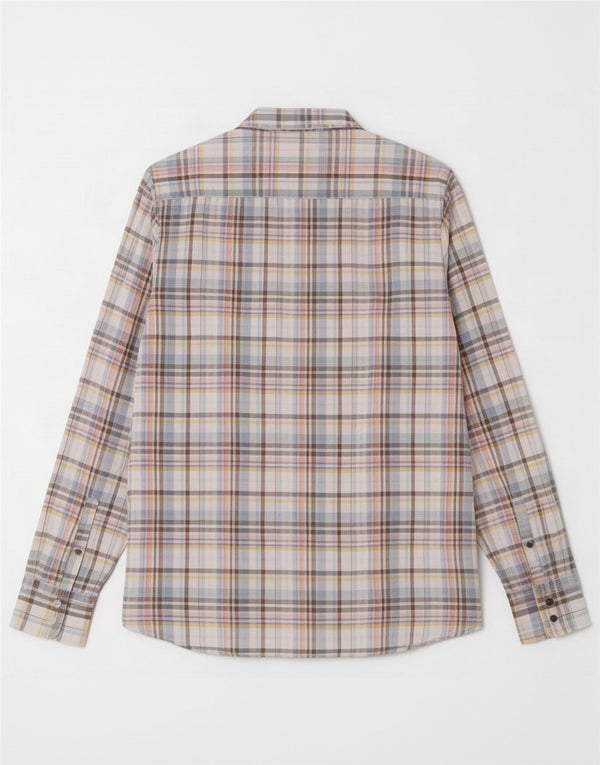 Hugo Boss Chemise Regular Fit en coton à carreaux multicolore moyen