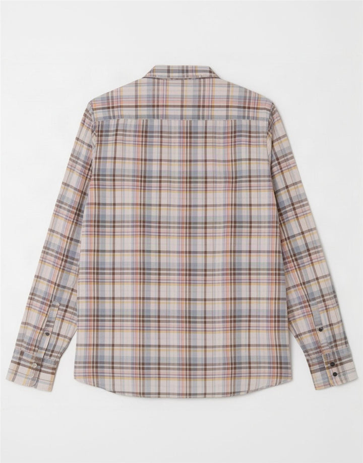 Hugo Boss Chemise Regular Fit en coton à carreaux multicolore moyen