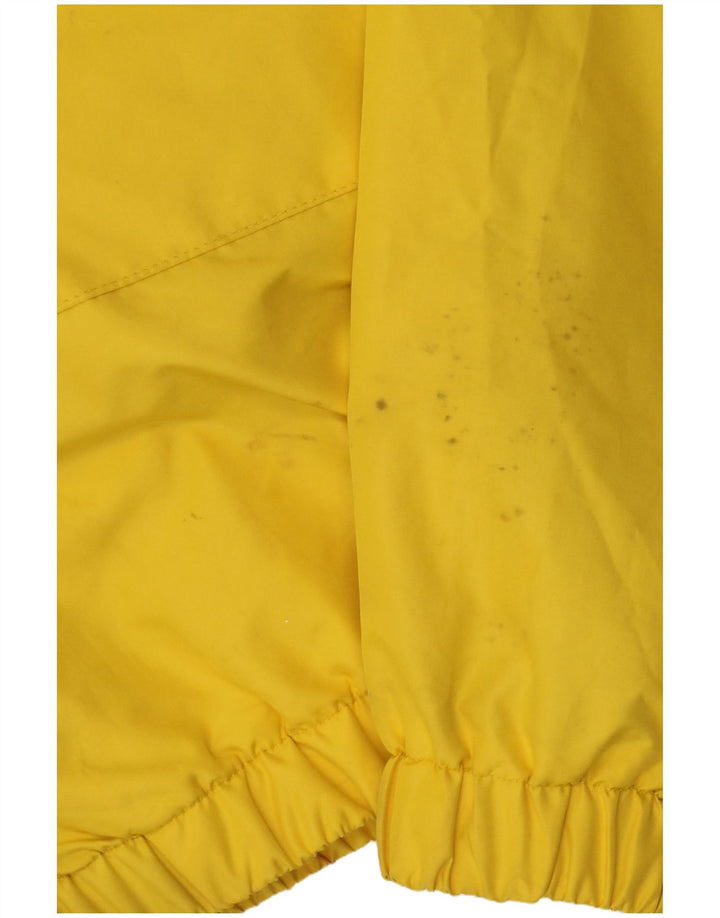 ELLESI Veste Anorak à capuche graphique pour femme UK 14 Jaune moyen Polyester