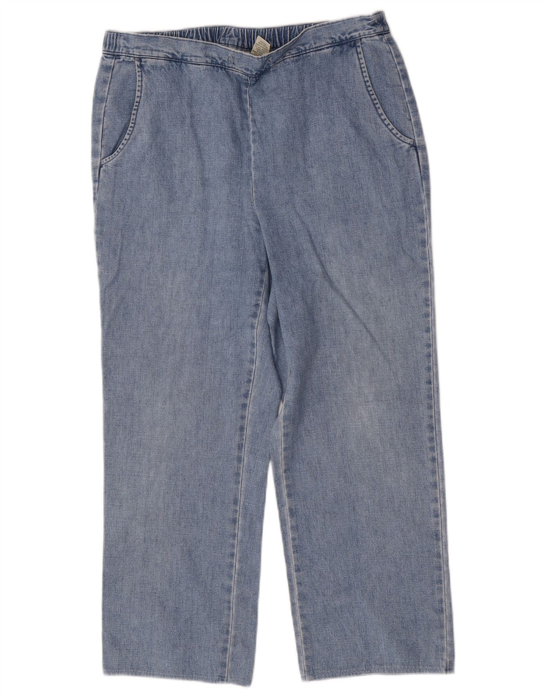 Orvis Jean droit régulier pour femme Petit W32 L25 Bleu Coton