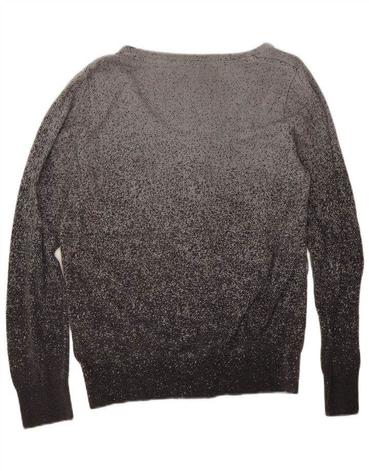 Guess Cardigan Femme Pull UK 42 Gris Moyen Viscose Moucheté
