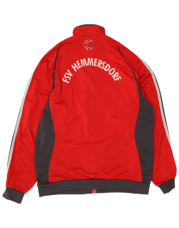 Adidas Veste de survêtement graphique pour garçon 15-16 ans Rouge Colourblock