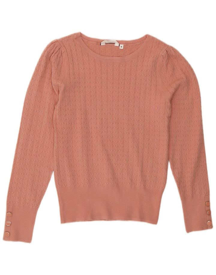 Naf Pull col bateau pour femme UK 12 Viscose rose moyen