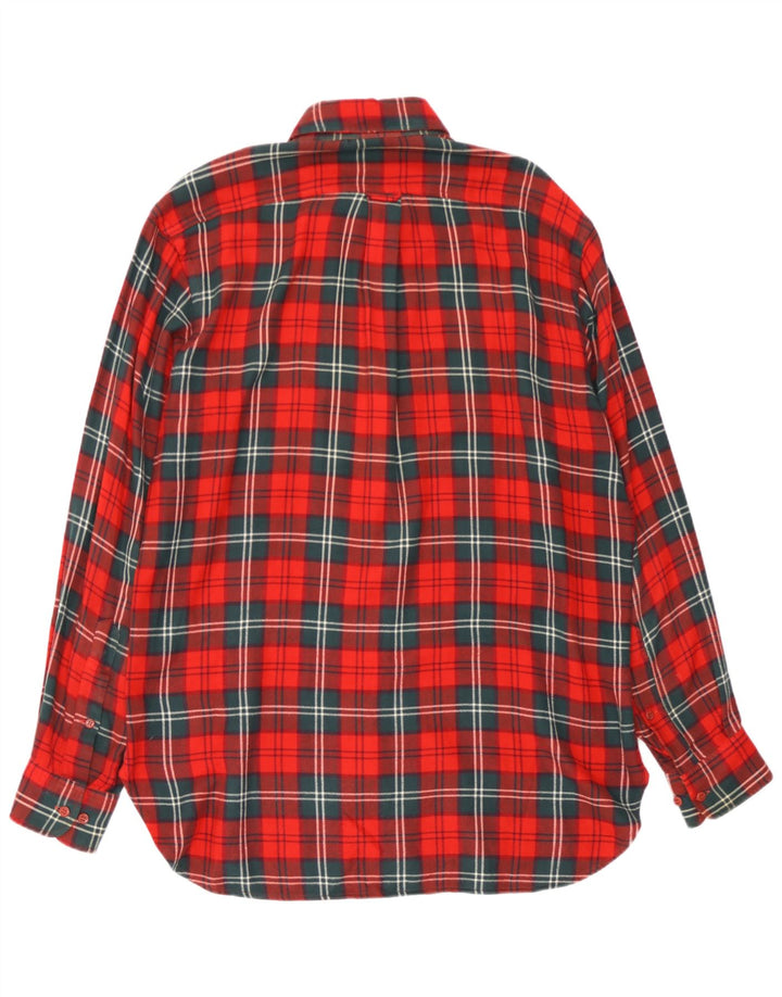 Les Copains Chemise flanelle homme taille 43 17 XL carreaux rouges