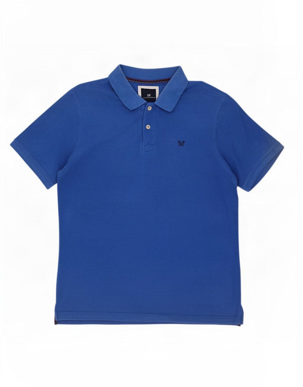 Crew Clothing Polo Homme XL Bleu Coton
