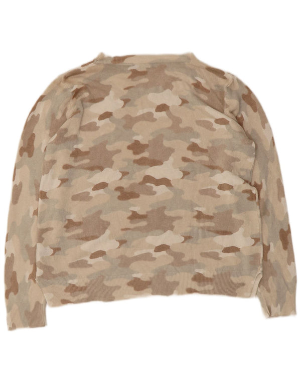 Marks & Spencer Pull col bateau pour femme UK 16 Large Beige