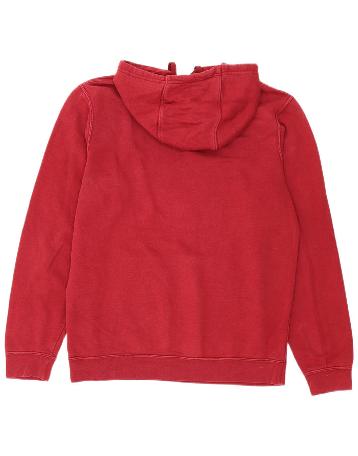 Nike Pull à capuche en coton bordeaux moyen pour homme