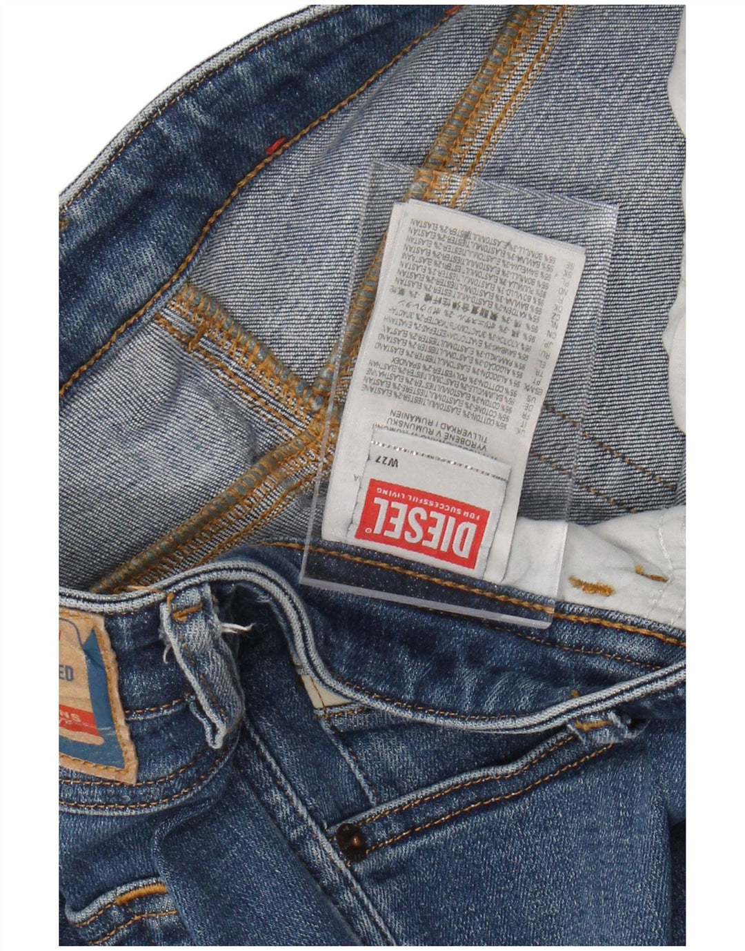 DIESEL Jean skinny femme W27 L28 bleu coton