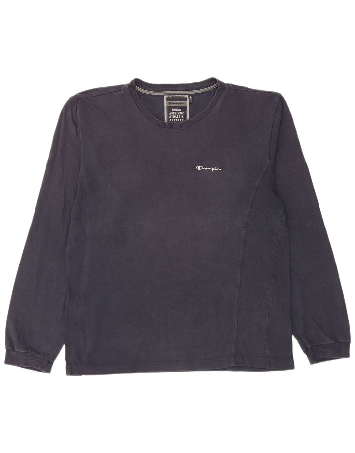 Champion Haut à manches longues pour homme XL Bleu marine