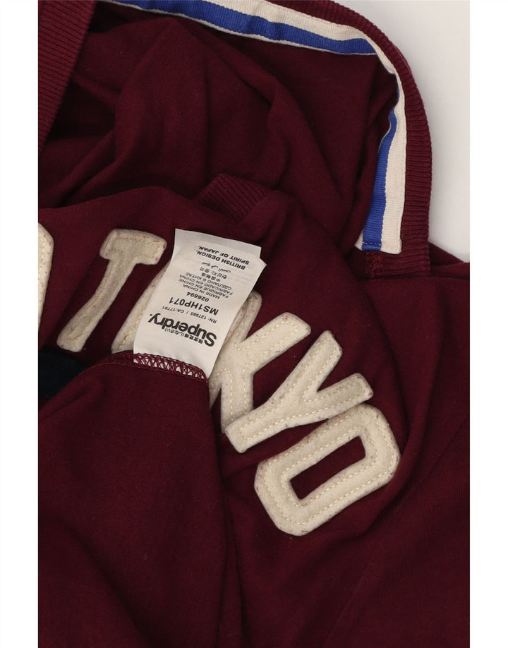 Superdry T-Shirt Graphique Haut Homme Marron Moyen Coton