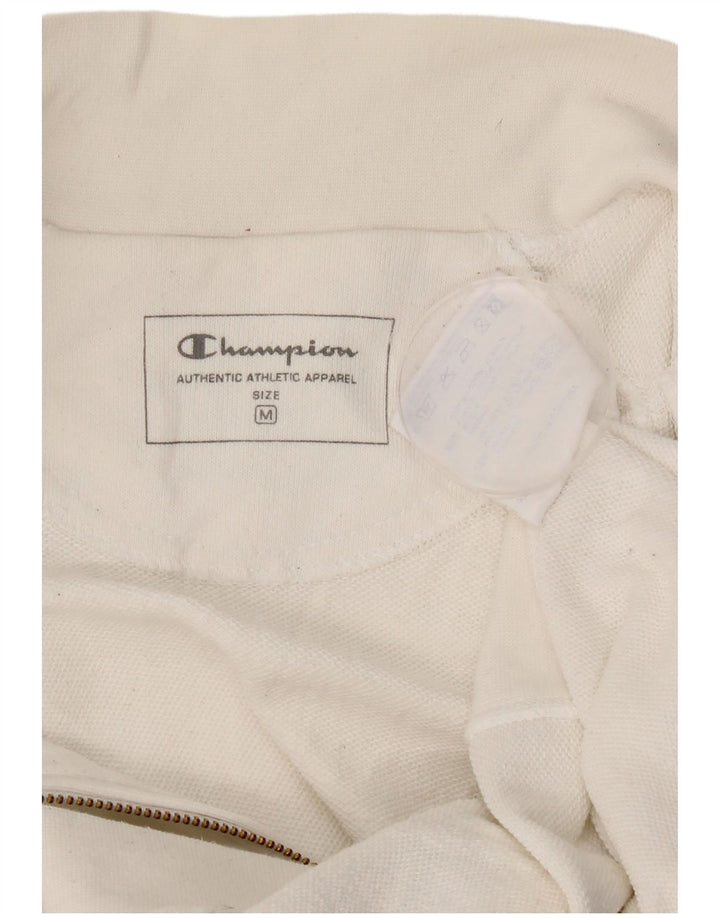 Champion Veste de survêtement pour femme UK 14 Medium Blanc Coton