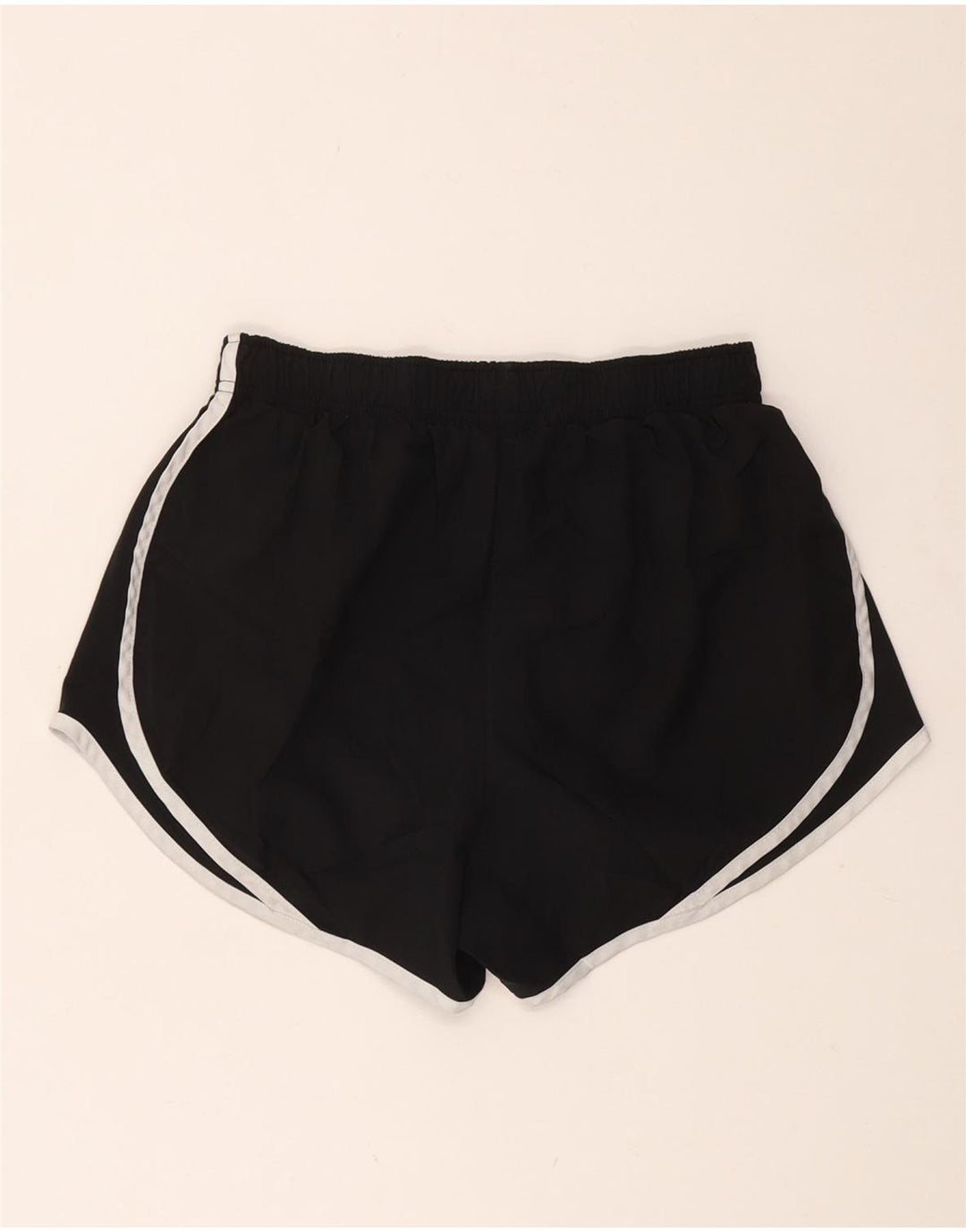 NIKE Short de sport pour femme UK 8 Small Noir Polyester