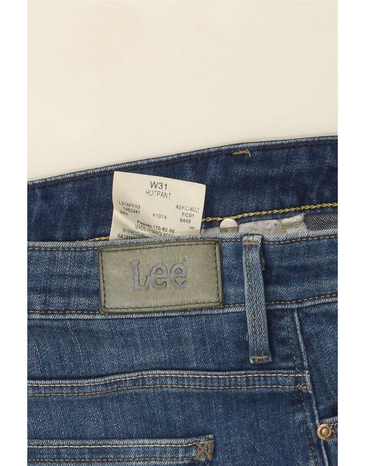 Lee Womens Denim Hot Pants W31 Coton Bleu Moyen