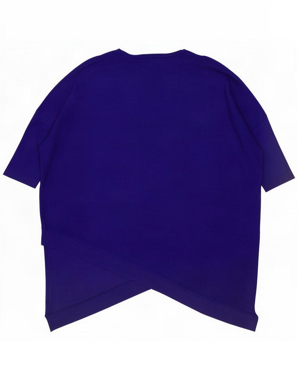 Phase Eight Haut asymétrique surdimensionné pour femme UK 44 Bleu marine moyen