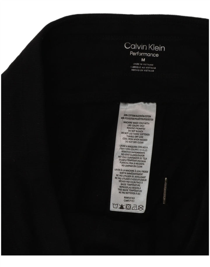 CALVIN KLEIN Pantalon de survêtement graphique pour femme Joggers UK 14 Medium Black