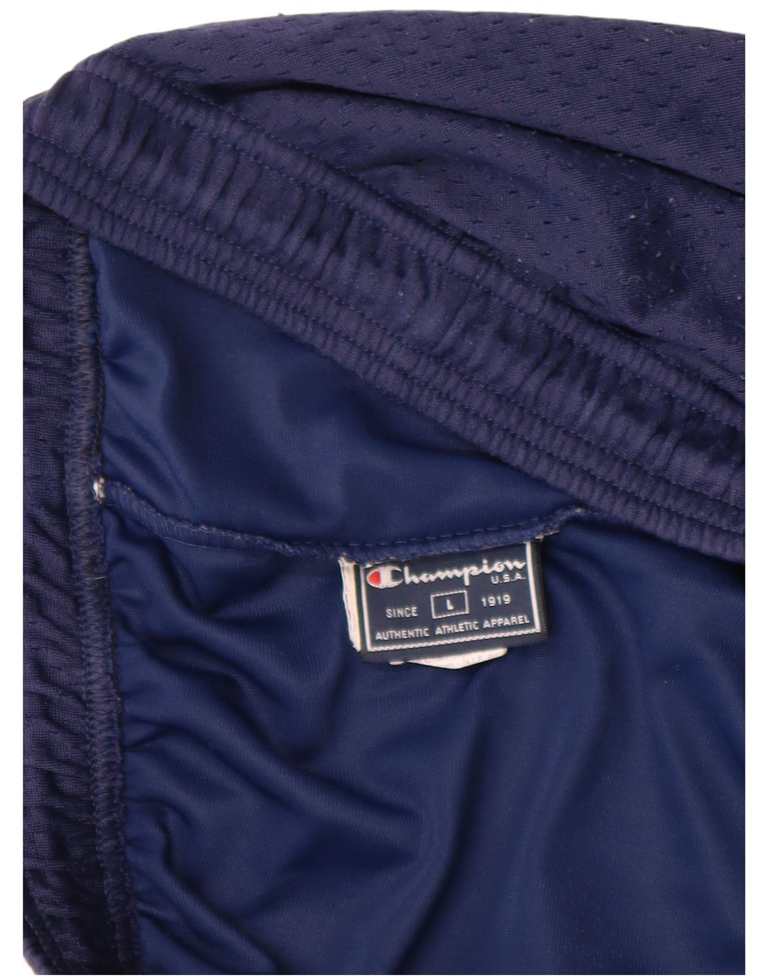 Champion Short de Sport Homme Grand Bleu Marine Polyester