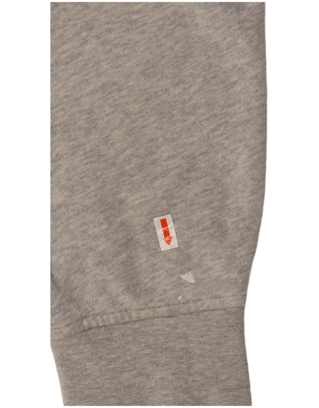 LACOSTE Homme Zip Hoodie Pull Taille 5 Grand Gris Moucheté Coton