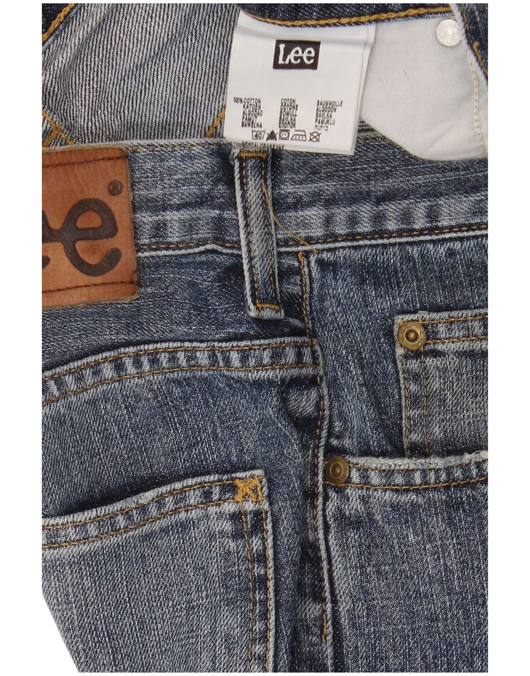 Lee Jean Droit Seattle W31 L30 Homme Bleu Coton
