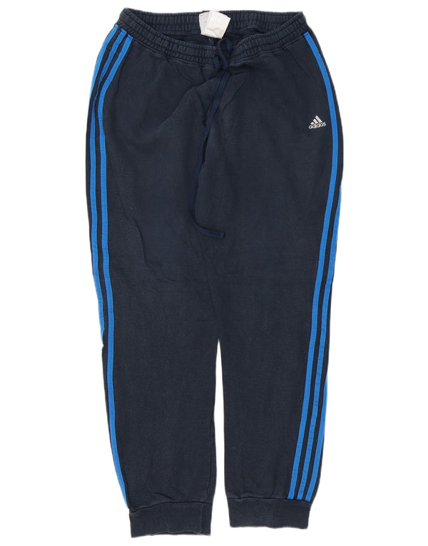ADIDAS Pantalon de survêtement pour homme UK 40/42 Bleu marine moyen Coton