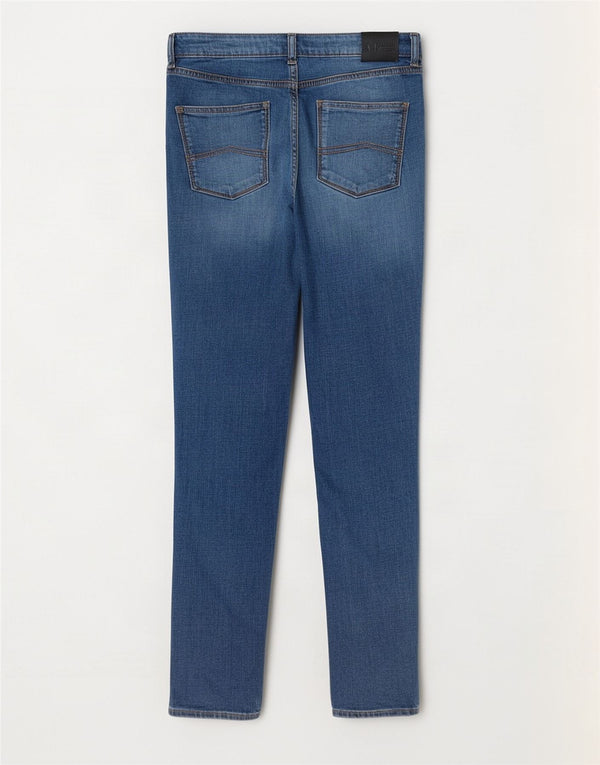 Armani Femme Jean Skinny W30 L33 Bleu Coton
