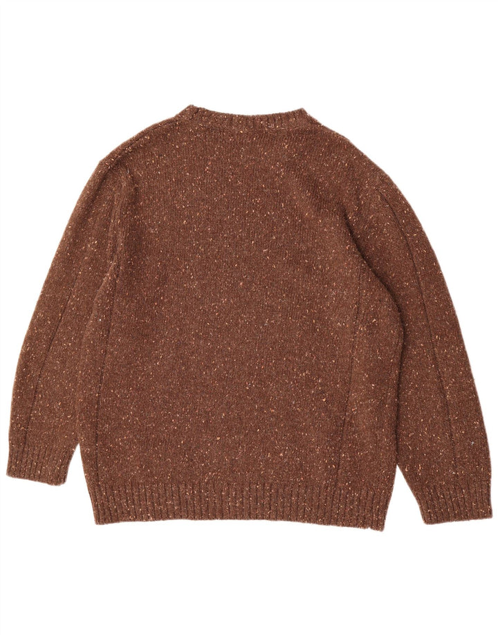 Camel Active Pull col rond homme XL marron moucheté