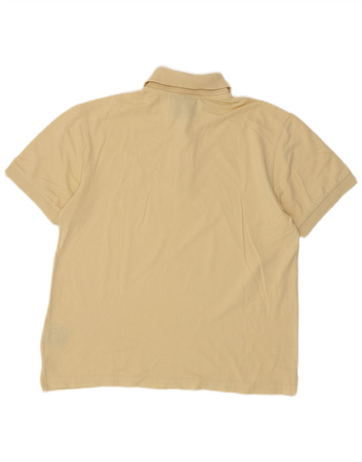 DIADORA Polo Homme Jaune Moyen Coton