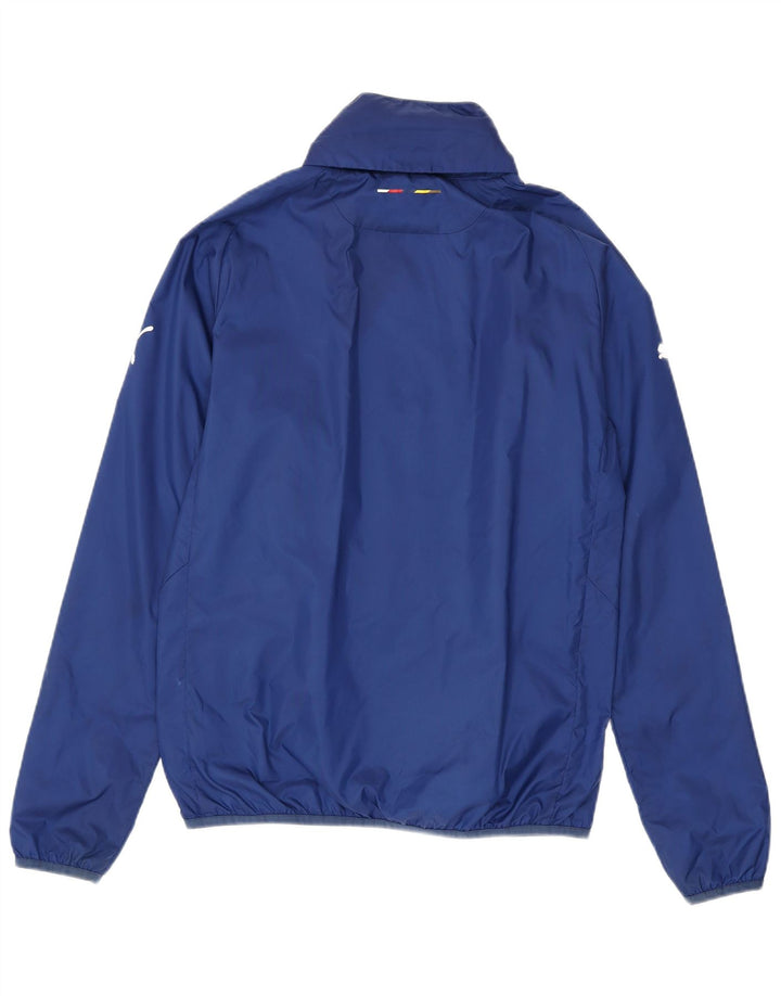 Puma Veste de Pluie à Capuche Arsenal Homme UK 38 Bleu Moyen Nylon