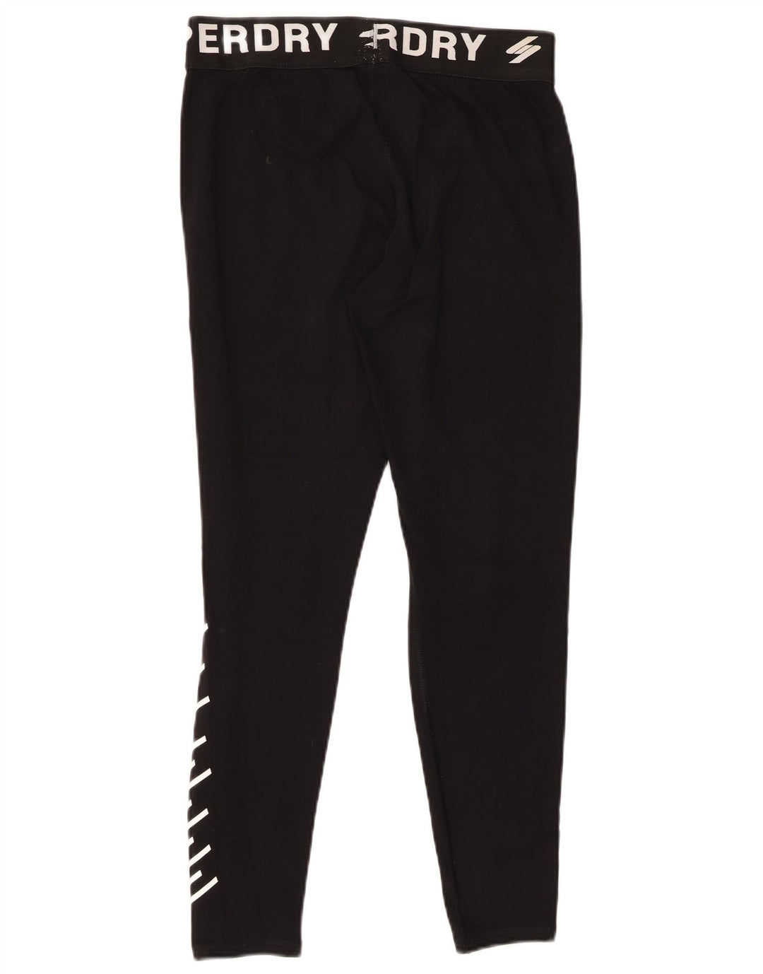 SUPERDRY Leggings graphiques pour femmes UK 12 noir moyen