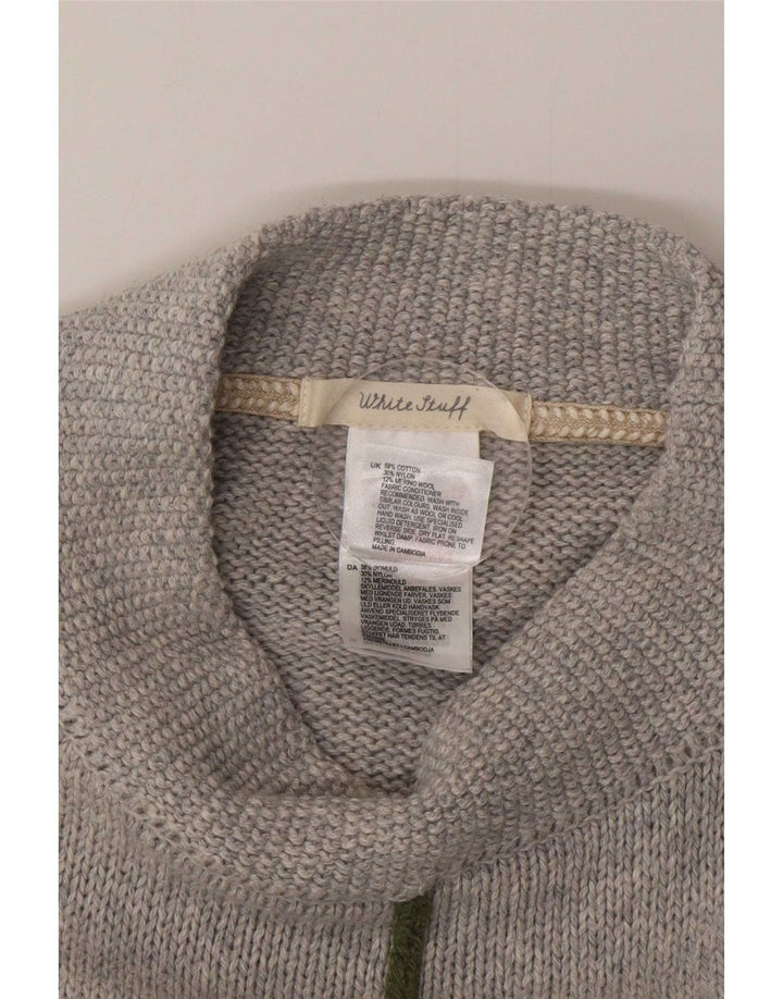 Pull Poncho Femme White Stuff Taille Unique Gris Coton