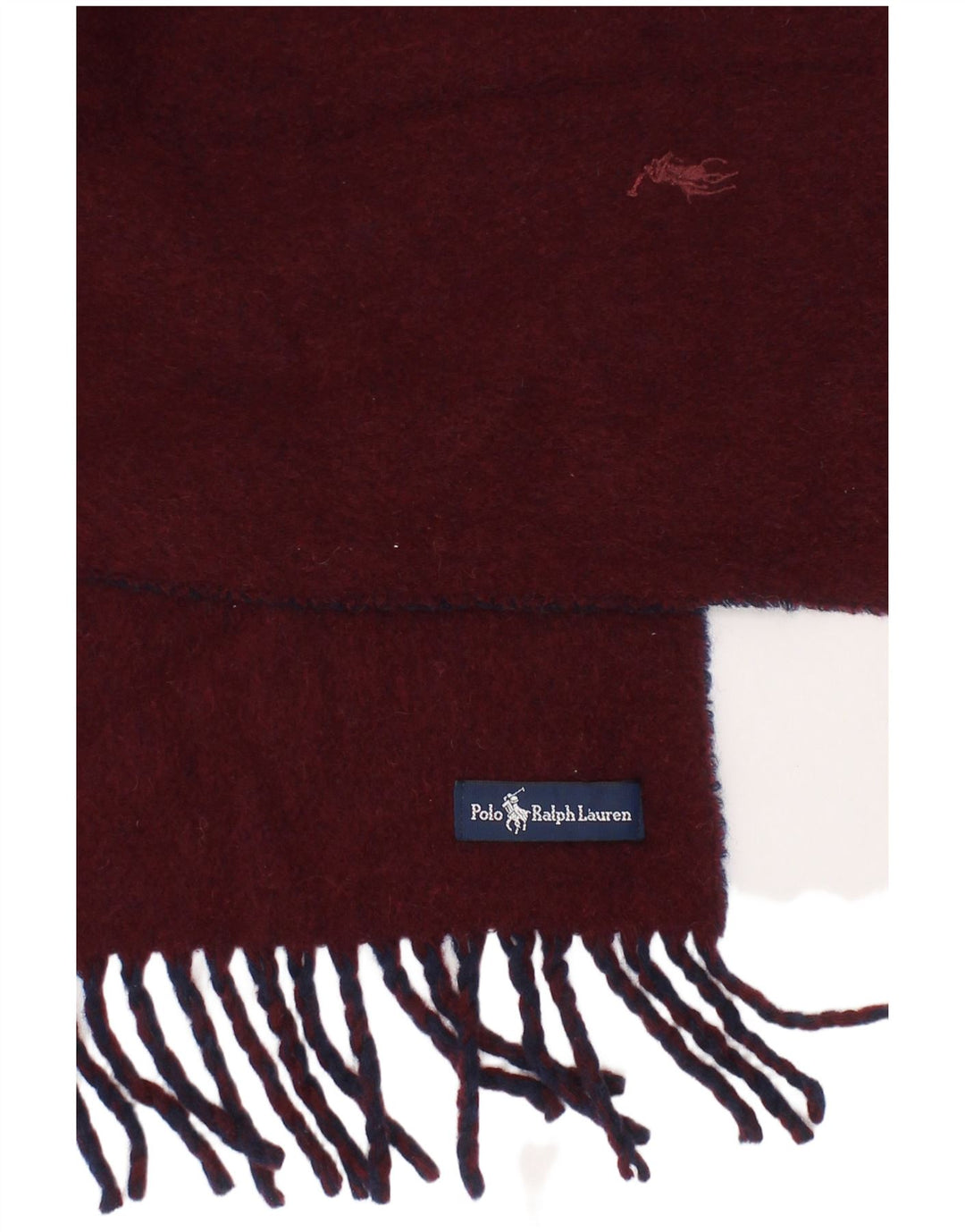 Polo Ralph Lauren Écharpe rectangulaire pour homme Taille unique Bordeaux Classique