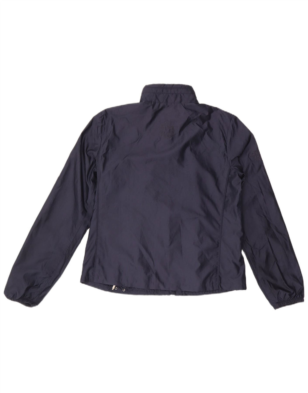 Ralph Lauren Veste de pluie imperméable pour femme UK 12 Polyester bleu marine moyen