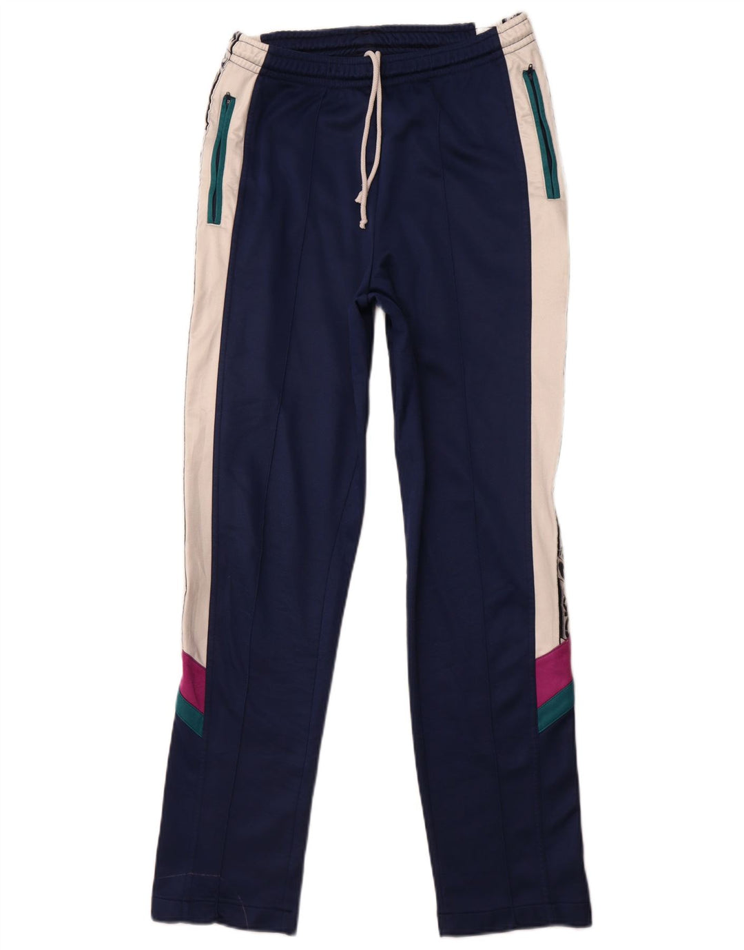 Asics Survêtement Complet Femme IT 48 XL Bleu Marine Colourblock Polyamide