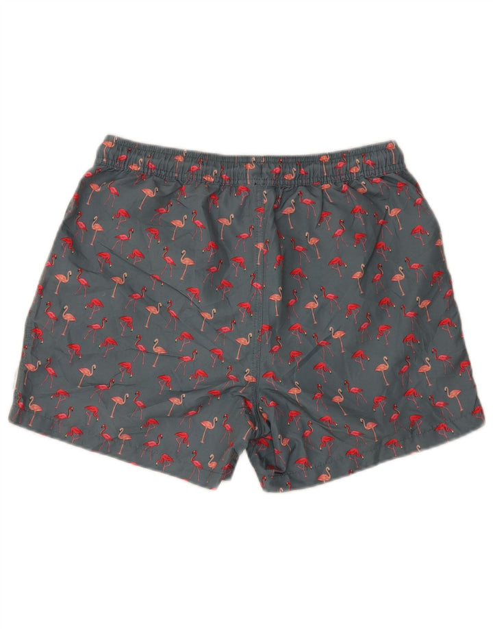 Jack & Jones Short de Bain Graphique Homme Gris Moyen Polyester
