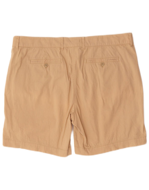 Marks & Spencer Short Chino Femme UK 16 Large W38 Coton Beige