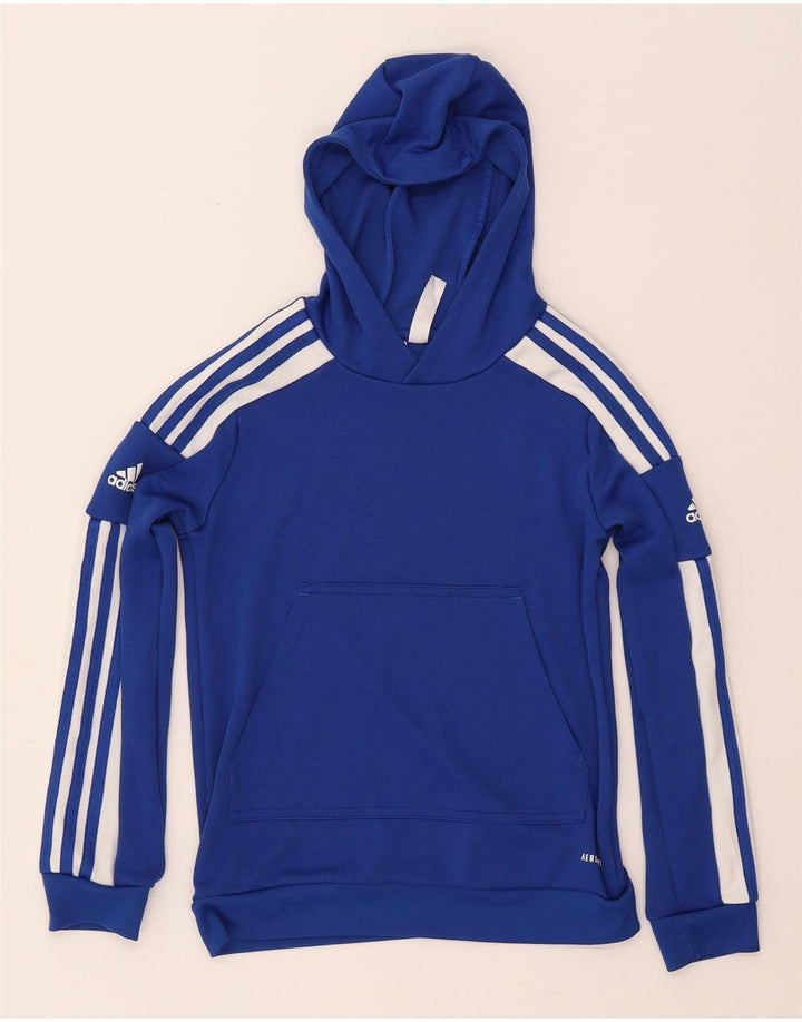 ADIDAS Pull à capuche garçon 11-12 ans Bleu Polyester