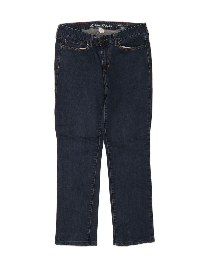 EDDIE BAUER Womens Straight Jeans US 8 Medium W27 L27 Navy Blue Vintage Eddie Bauer and Second-Hand Eddie Bauer from Messina Hembry 