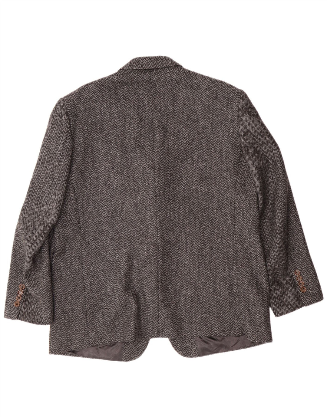 PRANDINA Veste Blazer 3 Boutons Homme IT 51 Grand Gris Chevrons