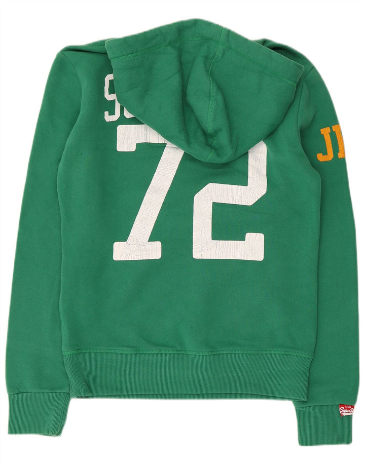 Superdry Pull à capuche graphique en coton vert petit homme