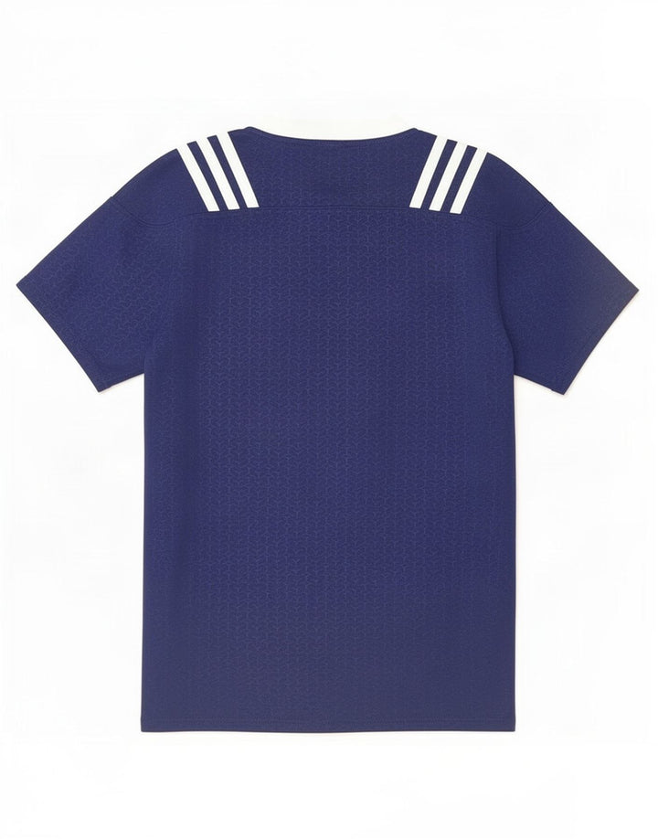 Adidas T-Shirt Homme Haut Bleu Marine Moyen Polyester