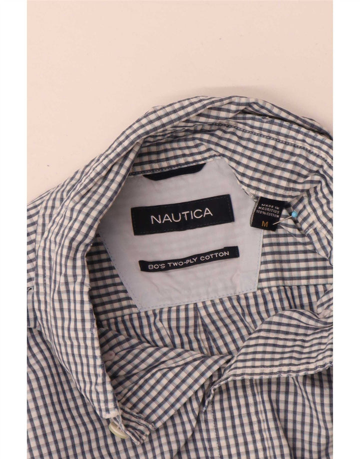 Chemise Homme Nautica Coton Vichy Bleu Moyen