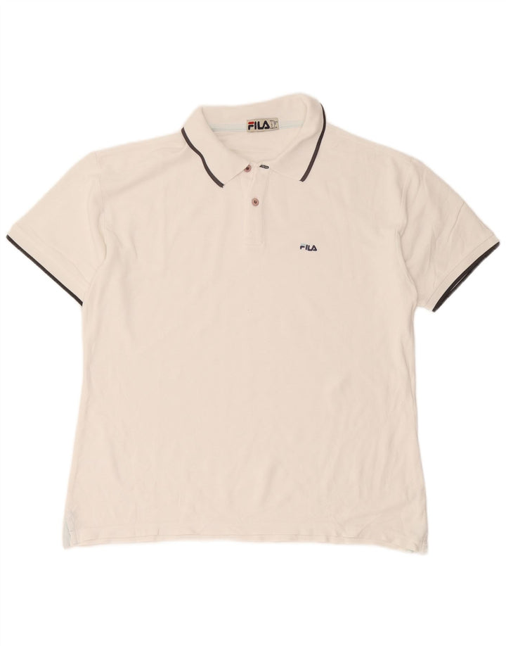 Fila Polo Homme IT 52 Large Blanc